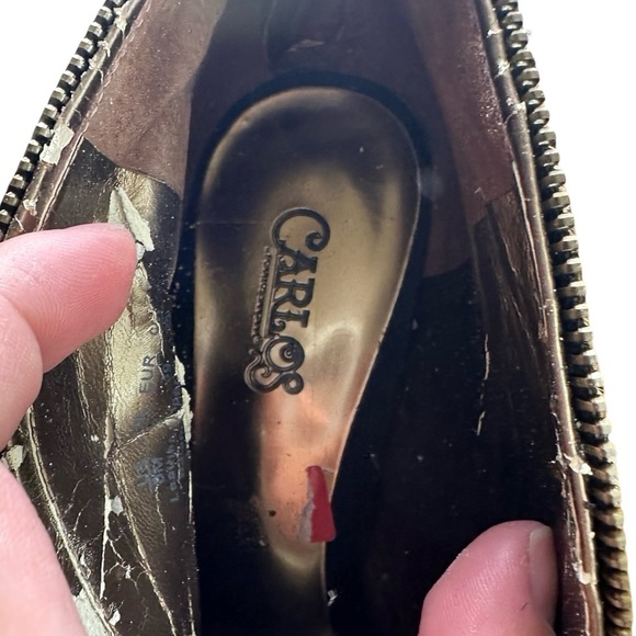 Carlos Santana Leopard Print Stiletto Heels (Used - Fair Condition - Size 8M) 🐆 - Picture 4 of 8